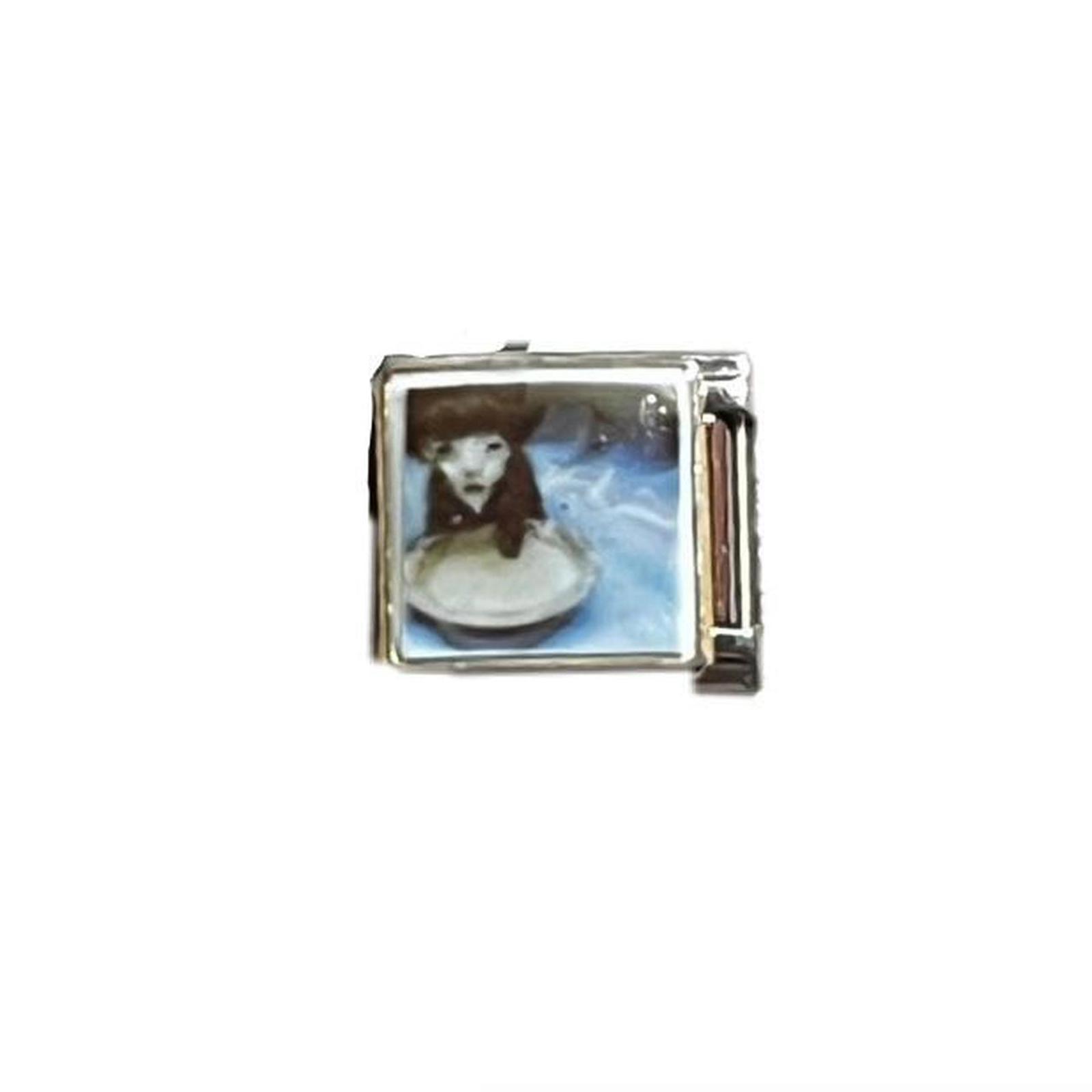 Cat Enjoying Meal Charm